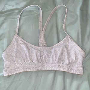 Heathered Gray Lululemon Sports Bra